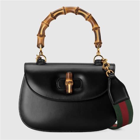 gucci bamboo leather tote|gucci bamboo 1947 bag.